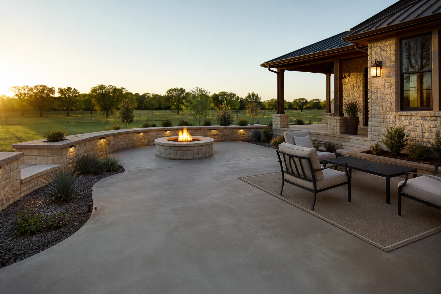 Masonry, landscaping, and construction in Coupland, Texas