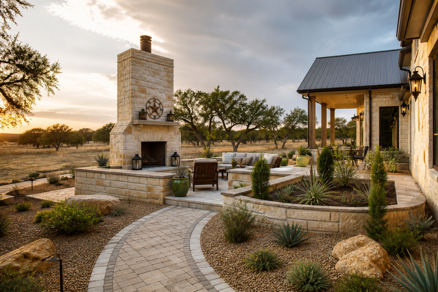 Masonry, landscaping, and construction in Paige, Texas