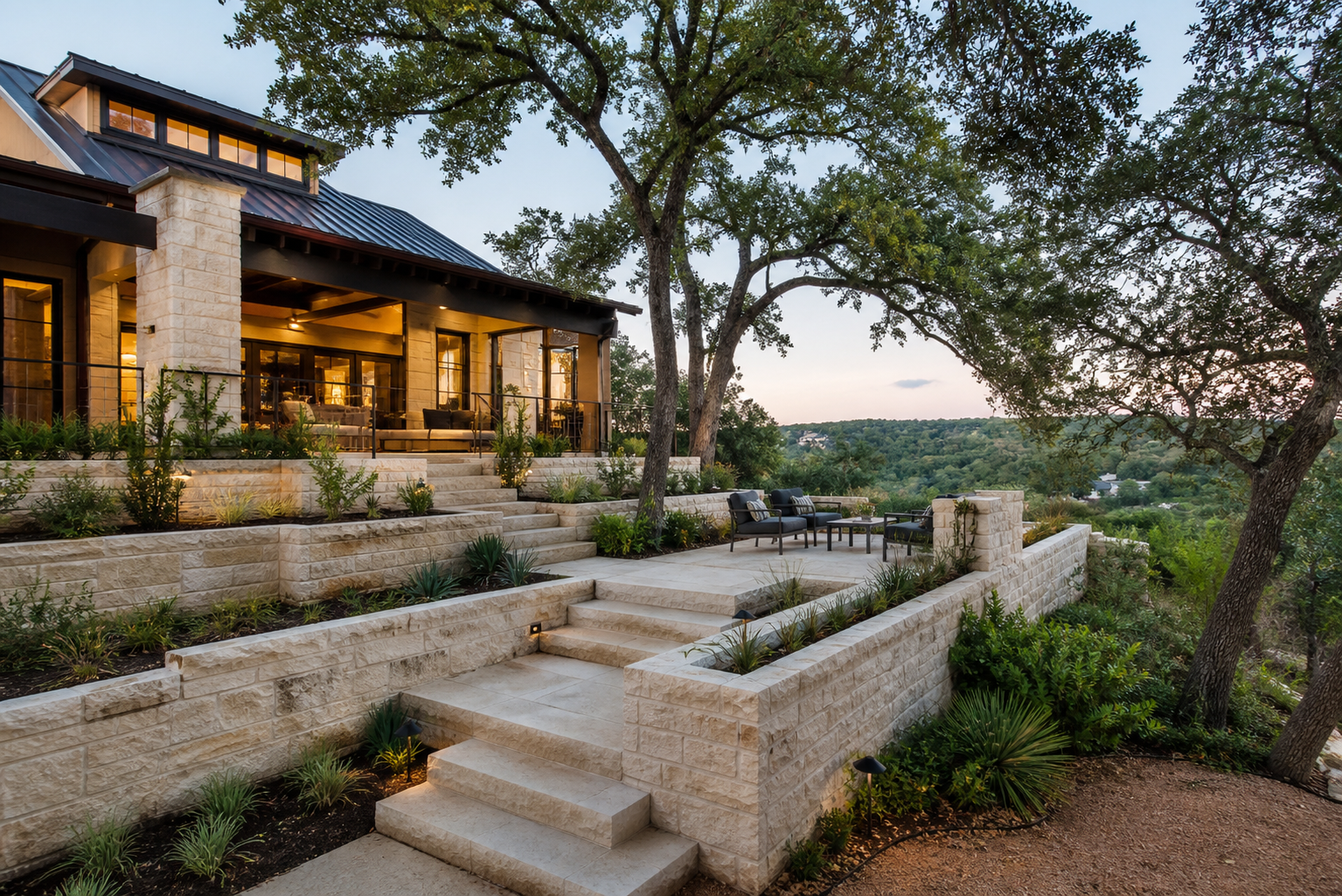 Masonry, landscaping, and construction in West Lake Hills, Texas
