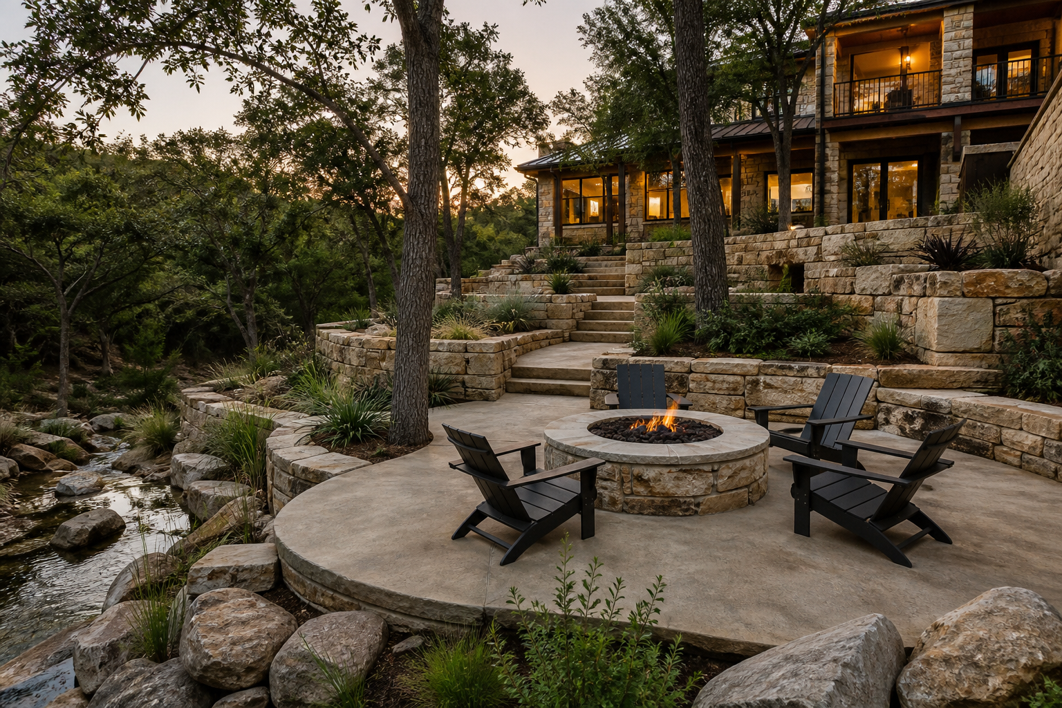 Masonry, landscaping, and construction in Wimberley, Texas